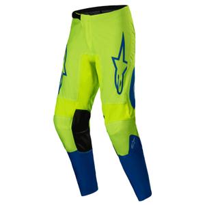 Motokros hlače Alpinestars Fluid Haul fluo rumeno-modre