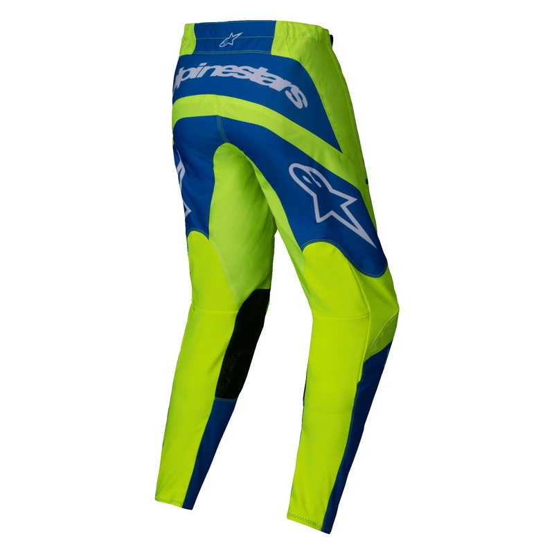 Motokros hlače Alpinestars Fluid Haul fluo rumeno-modre