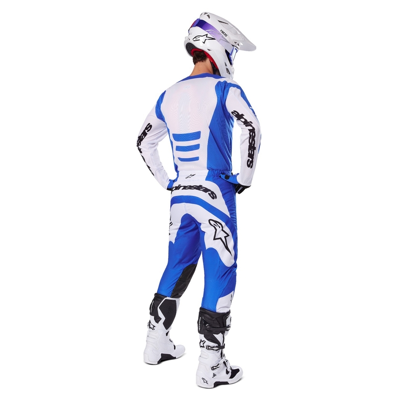 Alpinestars Fluid Haul motokros hlače modro-bele