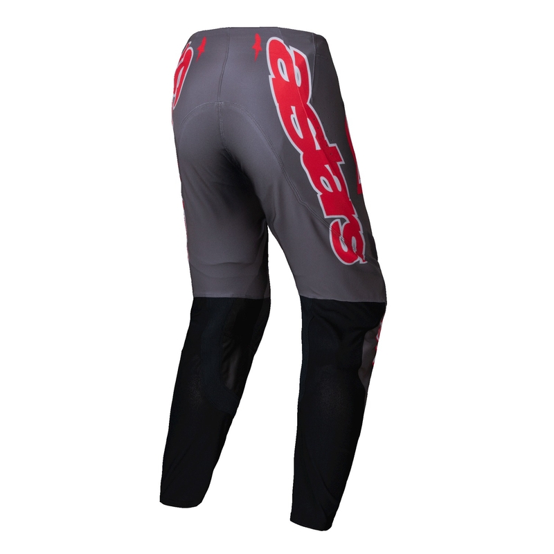 Motokros hlače Alpinestars Supertech Lipan dimljeno rdeče
