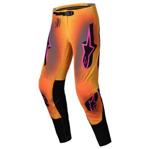 Motokros hlače Alpinestars Supertech Lipan rumeno-roza