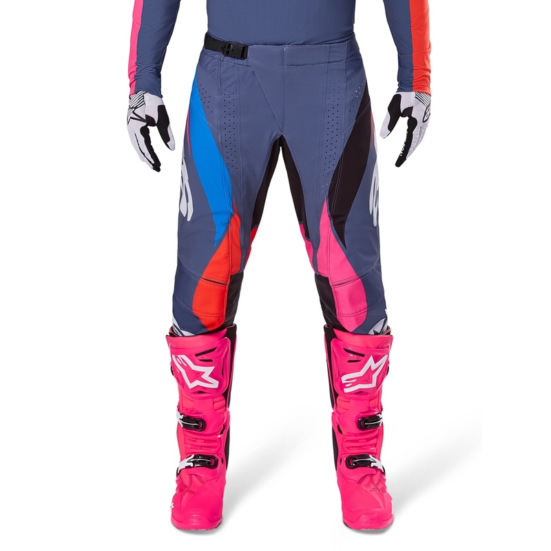 Alpinestars Techstar Dreem motokros hlače sive-večbarvne