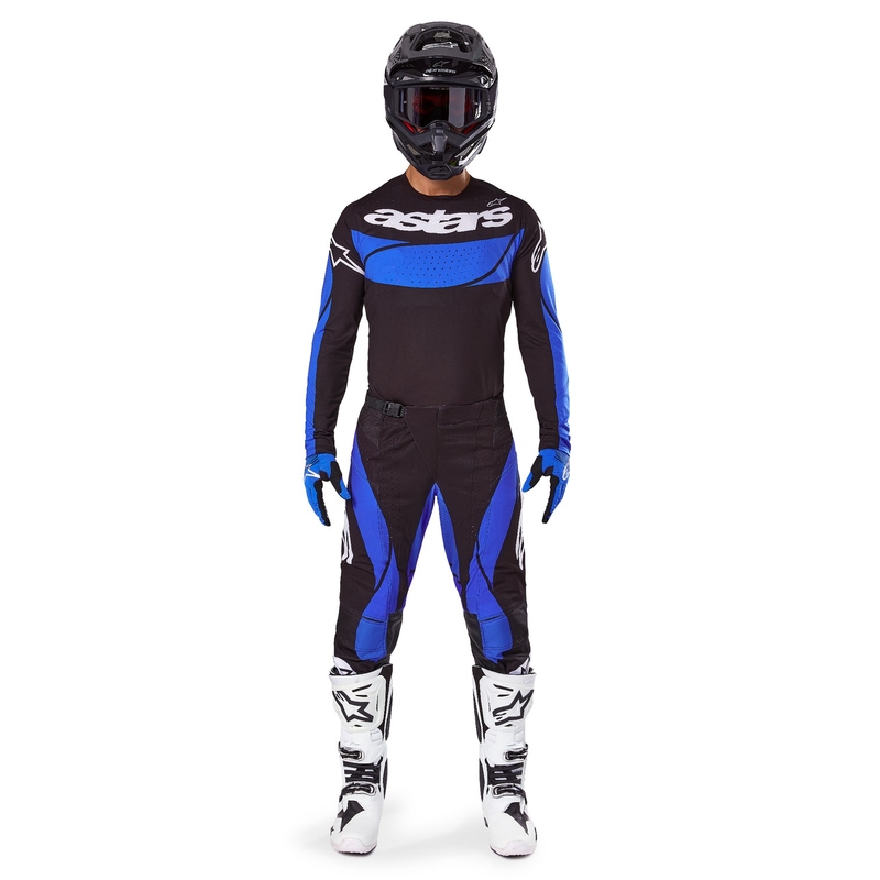 Alpinestars Techstar Dreem motokros hlače črno-modre