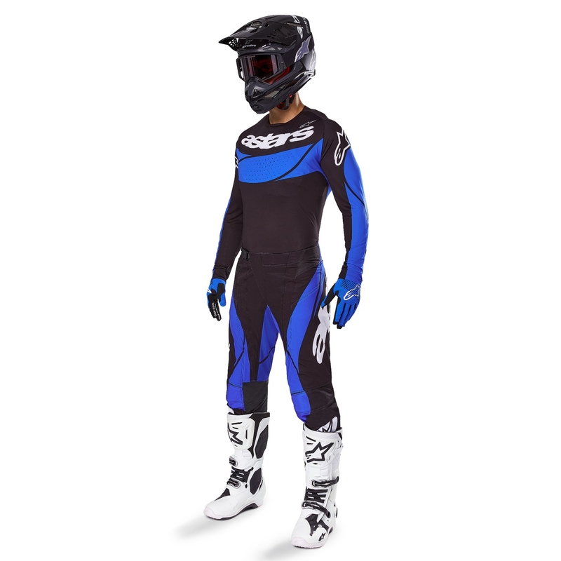Alpinestars Techstar Dreem motokros hlače črno-modre