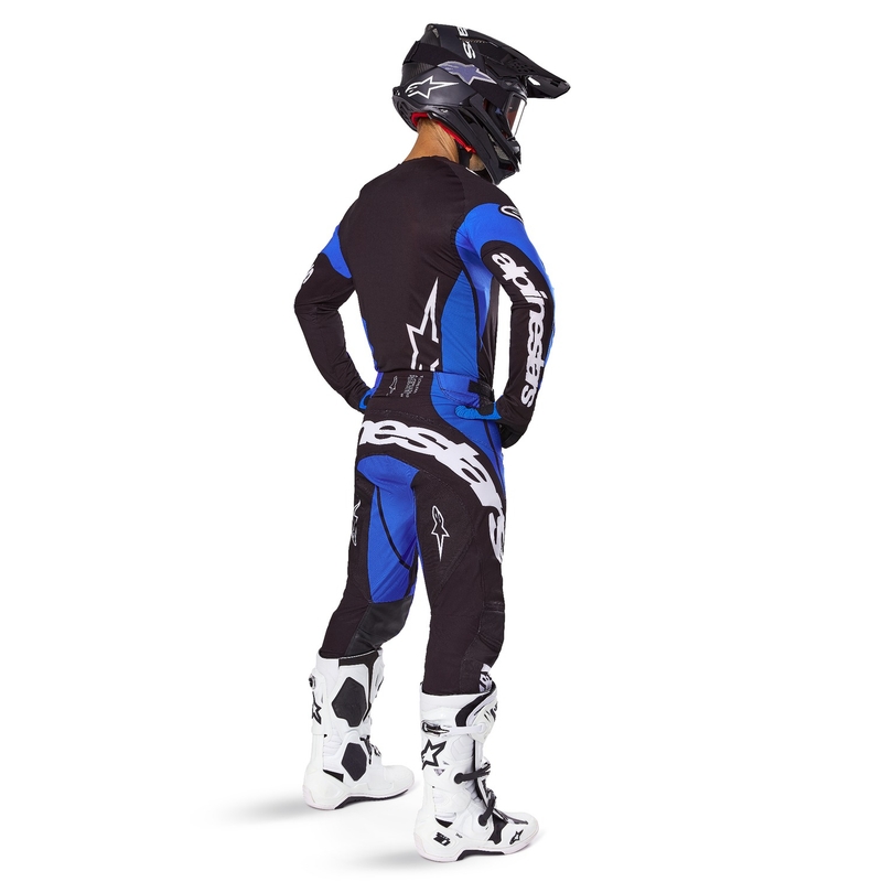 Alpinestars Techstar Dreem motokros hlače črno-modre