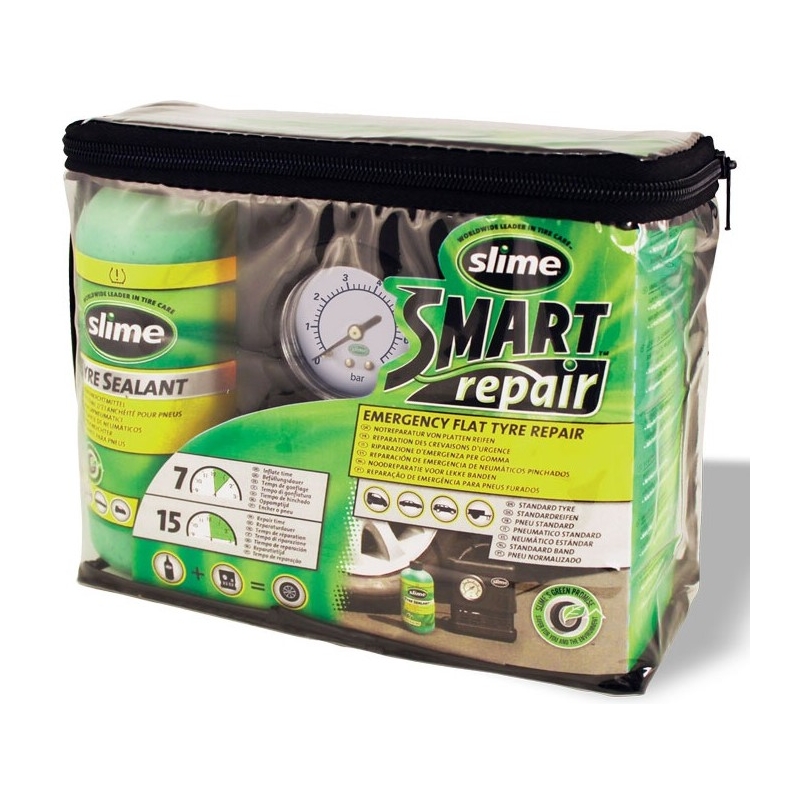 Polavtomatski komplet za popravilo avtomobilskih okvar Slime Smart Repair