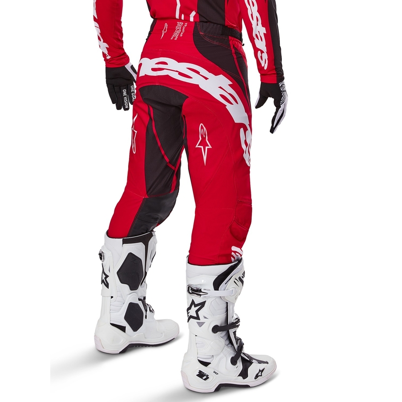 Alpinestars Techstar Dreem motokros hlače rdeče-črne