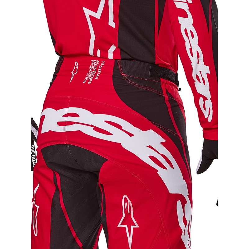Alpinestars Techstar Dreem motokros hlače rdeče-črne