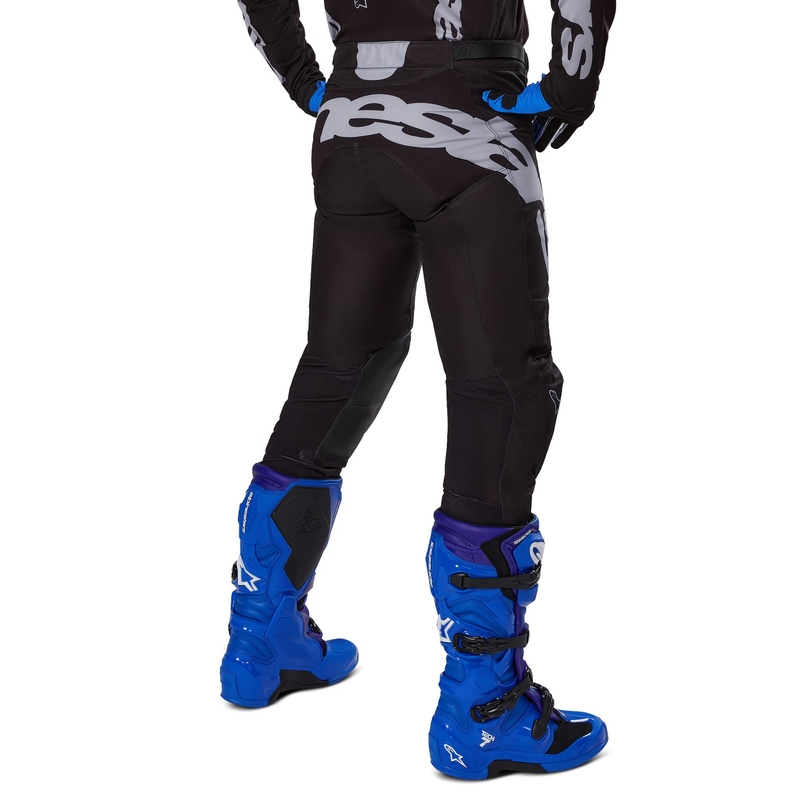 Motokros hlače Alpinestars Racer Graphite črno-sive