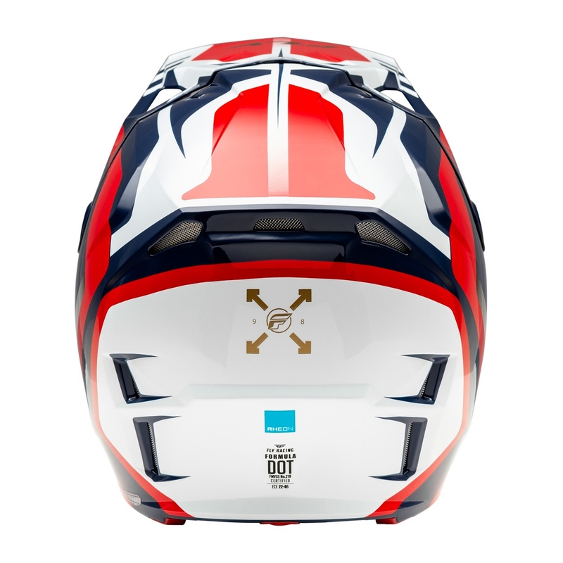 Motokros čelada FLY Racing Formula CP rdeče-belo-modra