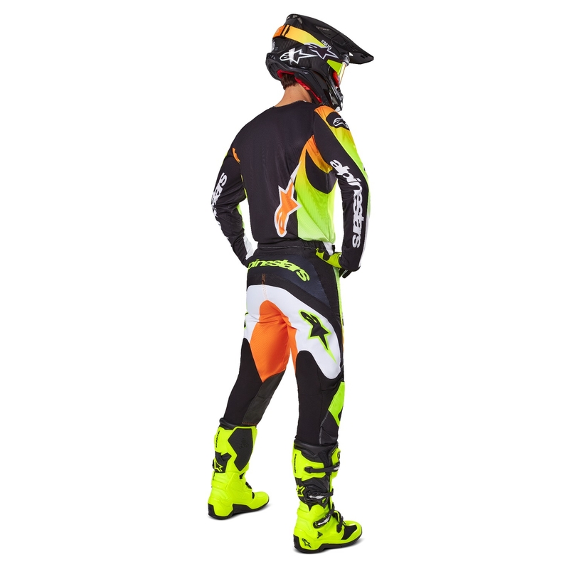 Motokros hlače Alpinestars Fluid Wurx rumeno-črne