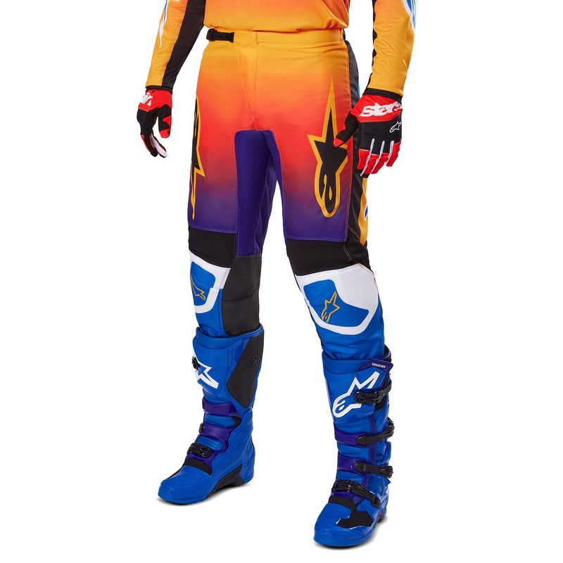 Večbarvne motokros hlače Alpinestars Fluid Wurx