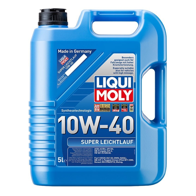 Sintetično motorno olje LIQUI MOLY Super Leichtlauf 10W-40 5 l