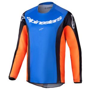Otroški motokros dres Alpinestars Racer Melt oranžno-moder