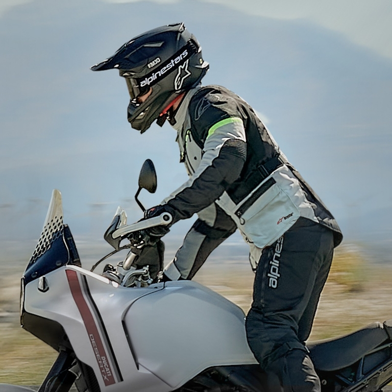 Moto jakna Alpinestars Bogota PRO Drystar sivo-črna-fluo rumena
