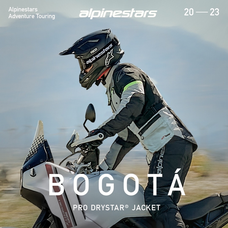 Moto jakna Alpinestars Bogota PRO Drystar sivo-črna-fluo rumena