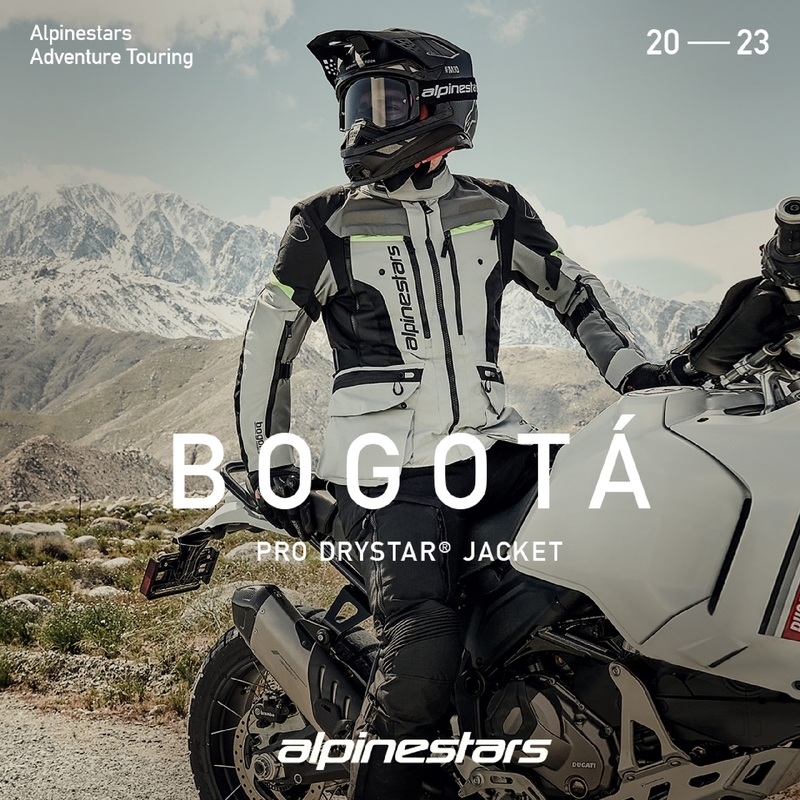 Moto jakna Alpinestars Bogota PRO Drystar sivo-črna-fluo rumena