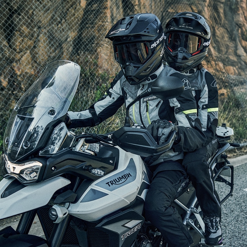 Ženska motoristična jakna Alpinestars Stella Bogota PRO Drystar sivo-črna-fluo rumena