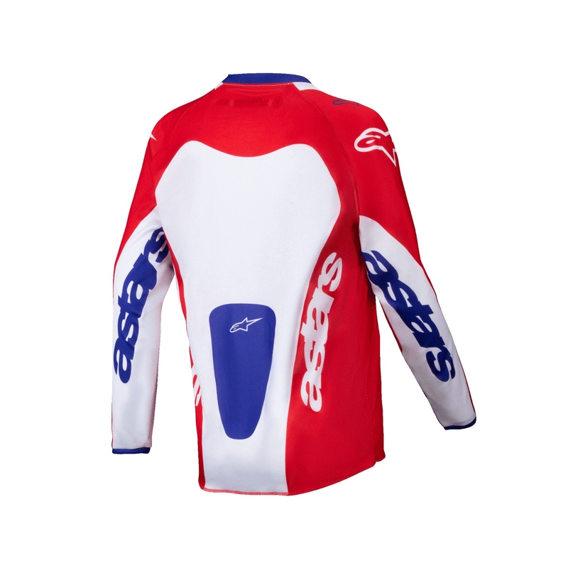 Otroški motokros dres Alpinestars Racer Veil rdeče-bel