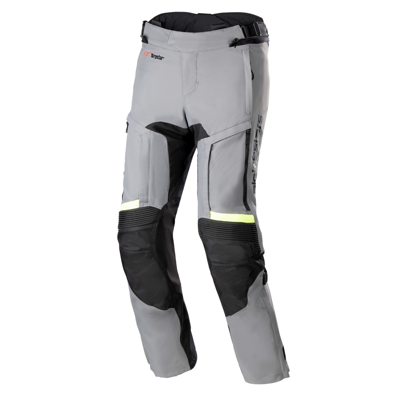 Moto hlače Alpinestars Bogota Pro Drystar 3 Season sivo-črne-fluo rumene