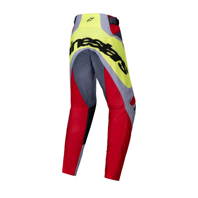 Rdeče-sive otroške motokros hlače Alpinestars Racer Melt