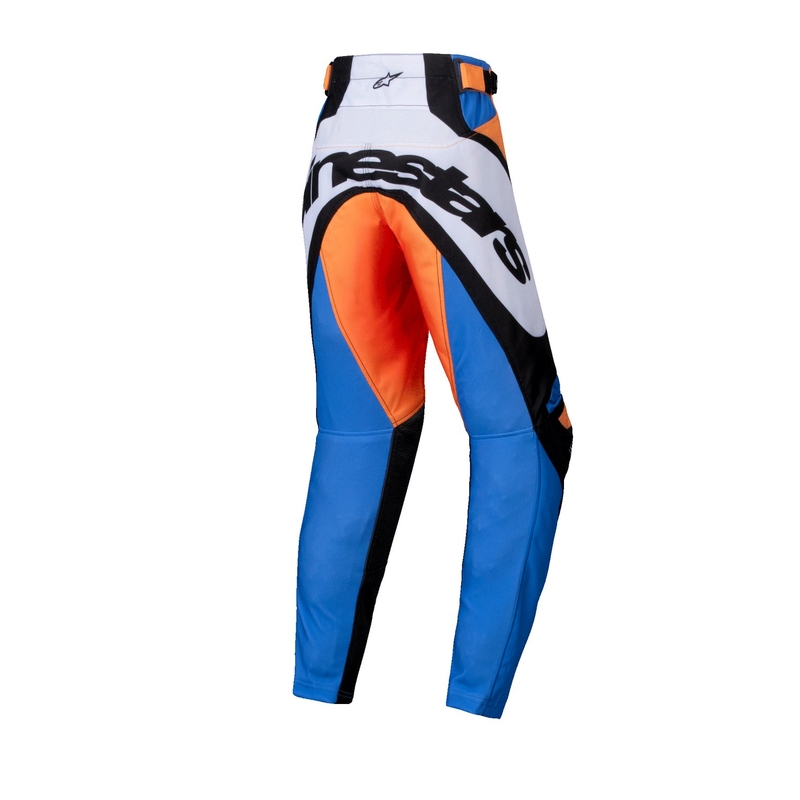 Otroške motokros hlače Alpinestars Racer Melt oranžno-modre