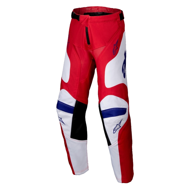 Otroške motokros hlače Alpinestars Racer Veil rdeče-bele