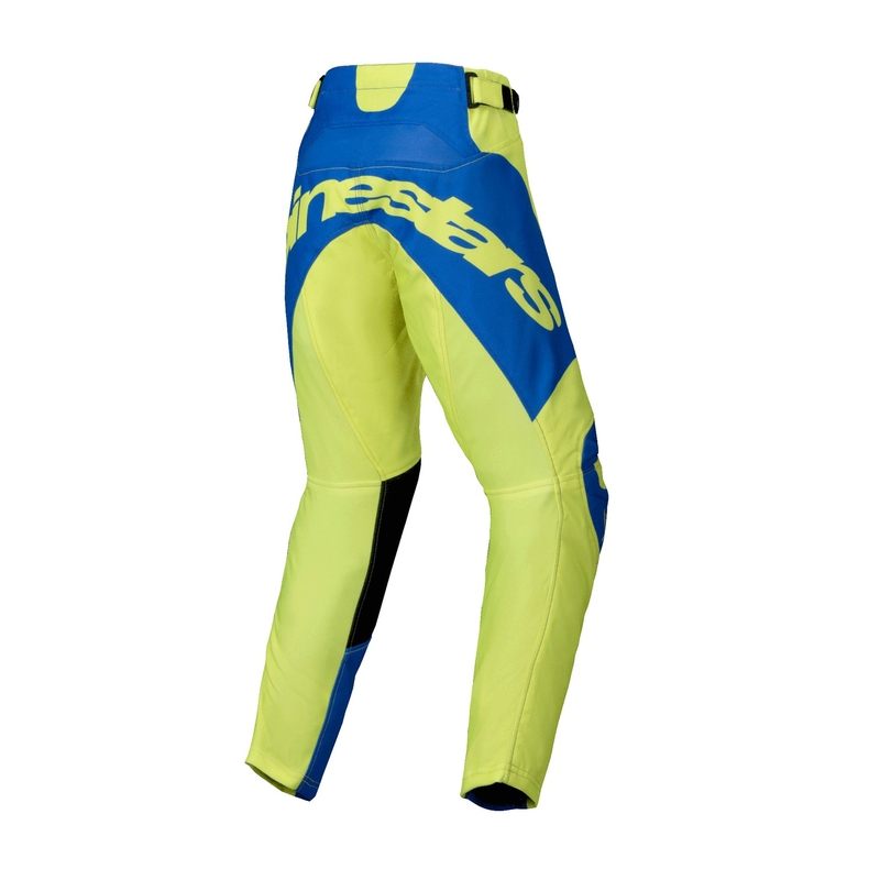 Otroške motokros hlače Alpinestars Racer Veil fluo rumeno-modre