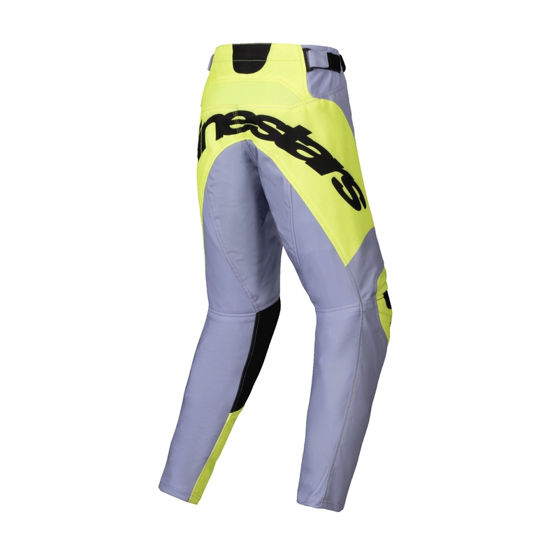 Otroške motokros hlače Alpinestars Racer Veil sivo-fluo rumene