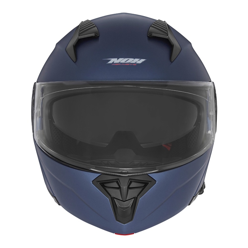 Motoristična čelada na preklop NOX N968 modra mat