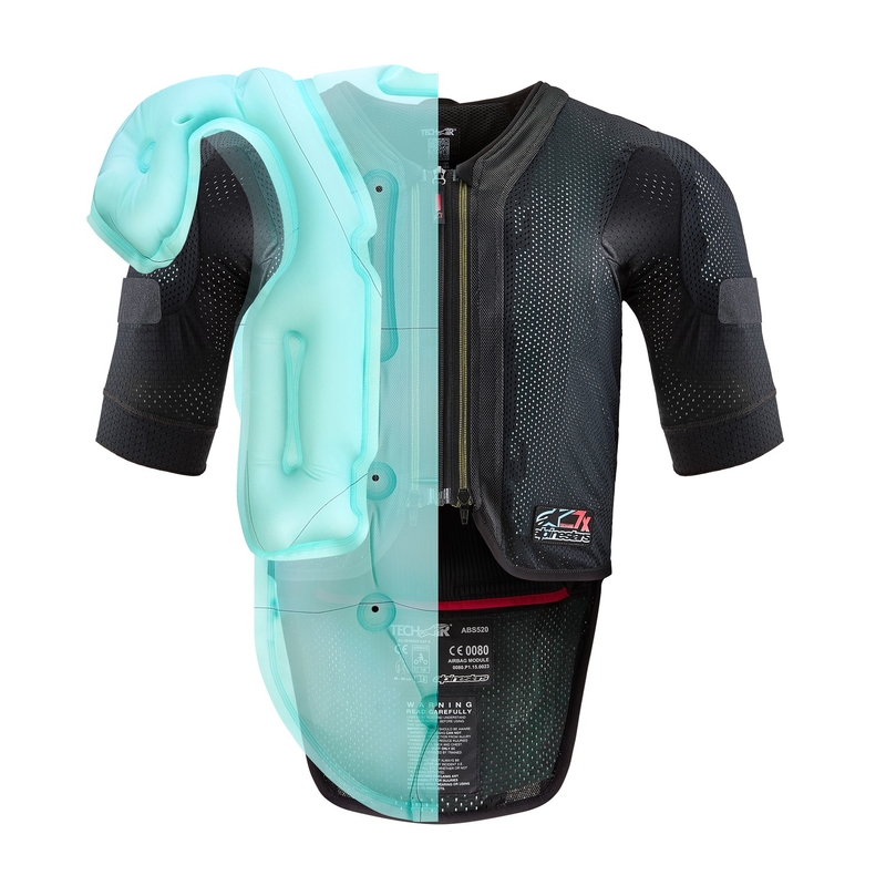 Airbagová vesta Alpinestars TECH-AIR®7X system černo-červená výprodej