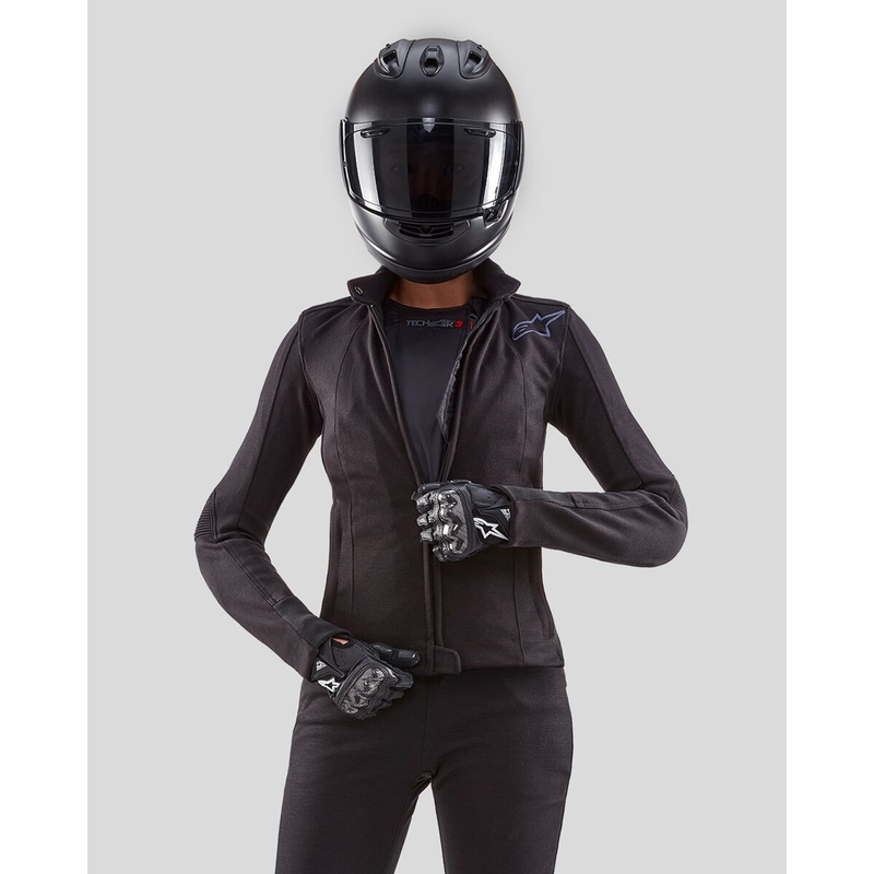 Ženski airbag telovnik Alpinestars Stella TECH-AIR®3 sistem črno-temno siv