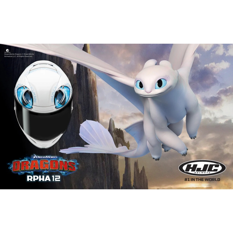 HJC RPHA 12 Light Fury Univerzalna belo-modra integralna čelada razprodaja