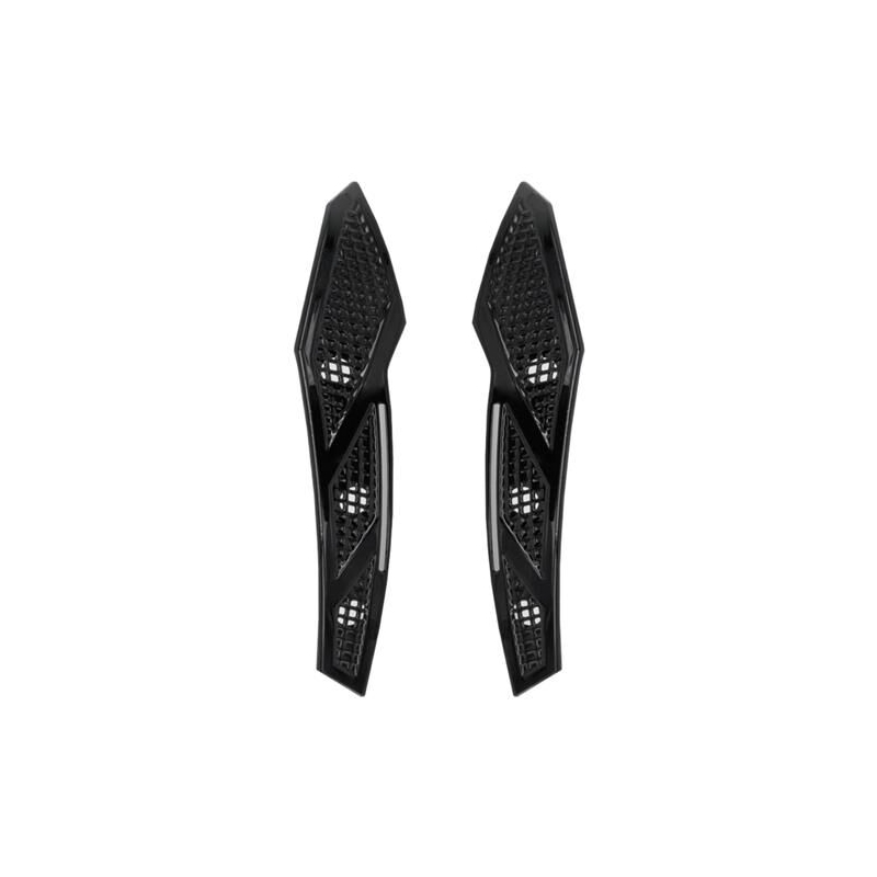 Zgornji prezračevalni pokrov za LS2 MX702/MX708 Air Vent Top čelade črne barve