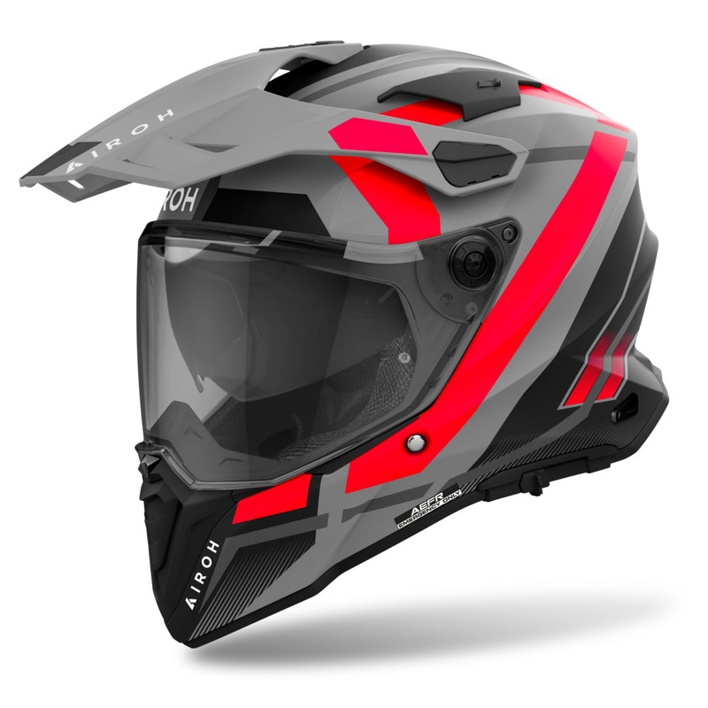 Čelada Airoh Commander 2 Mavick Enduro mat oranžna
