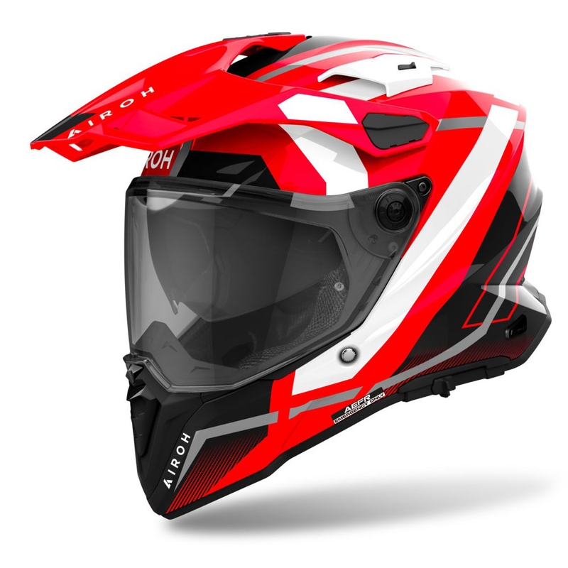 Enduro čelada Airoh Commander 2 Mavick sijajno rdeča