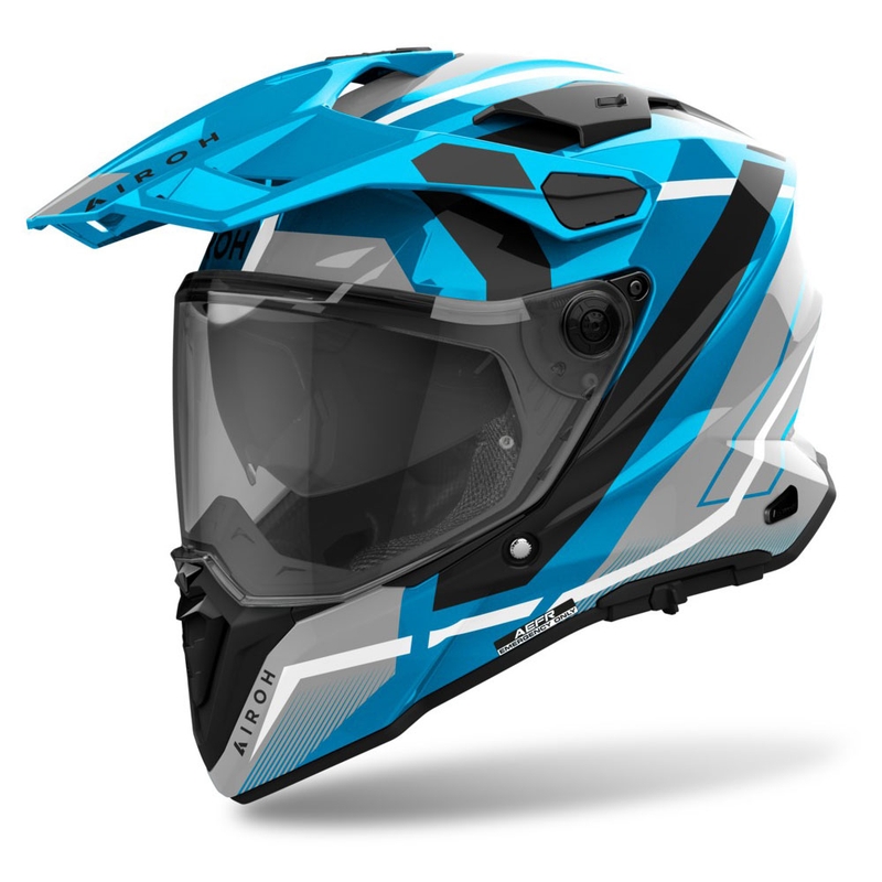 Enduro čelada Airoh Commander 2 Mavick sijajno modra