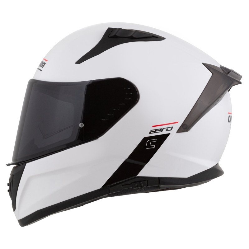 Motoristična čelada Cassida Aero integral mat belo-črna