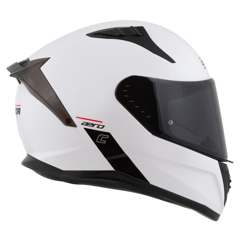 Motoristična čelada Cassida Aero integral mat belo-črna