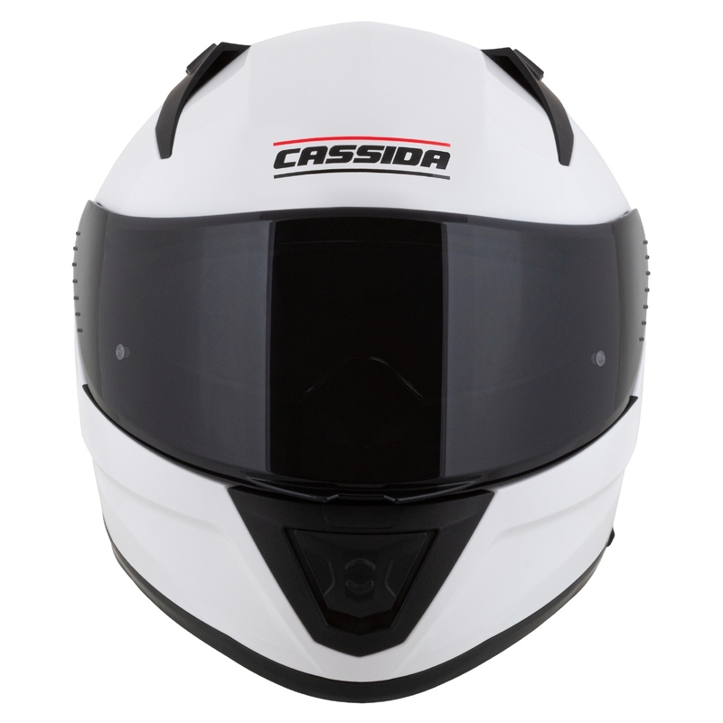 Motoristična čelada Cassida Aero integral mat belo-črna