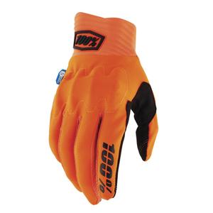 Rokavice za motokros 100% Cognito Smart Shock fluo oranžne