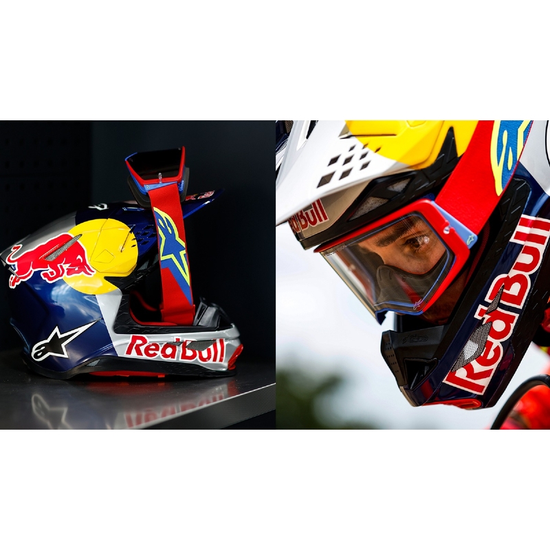 Črno-siva očala za motokros Alpinestars Supertech Corp s srebrno lečo