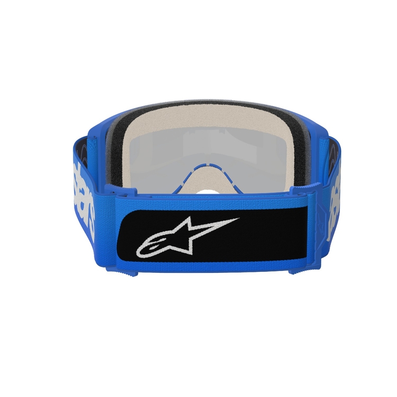 Motokros očala Alpinestars Vision 5 Blaze Blue z modro zrcalno lečo