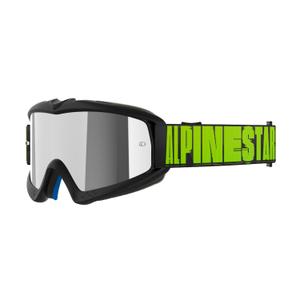 Otroška motokros očala Alpinestars Vision Youth Hollow Black-Anthracite-Fluo Yellow with Mirror Silver Lens