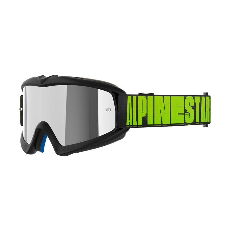 Otroška motokros očala Alpinestars Vision Youth Hollow Black-Anthracite-Fluo Yellow with Mirror Silver Lens