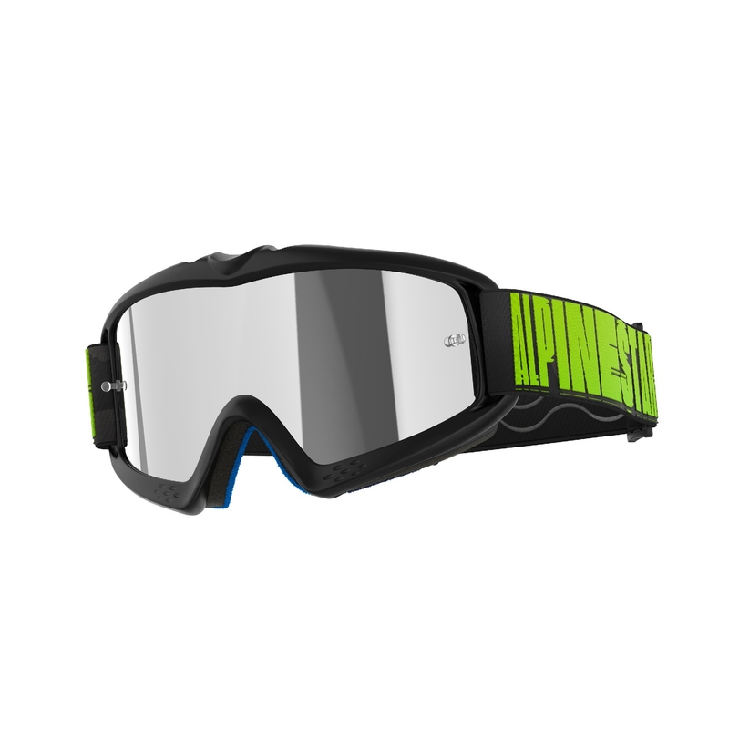 Otroška motokros očala Alpinestars Vision Youth Hollow Black-Anthracite-Fluo Yellow with Mirror Silver Lens