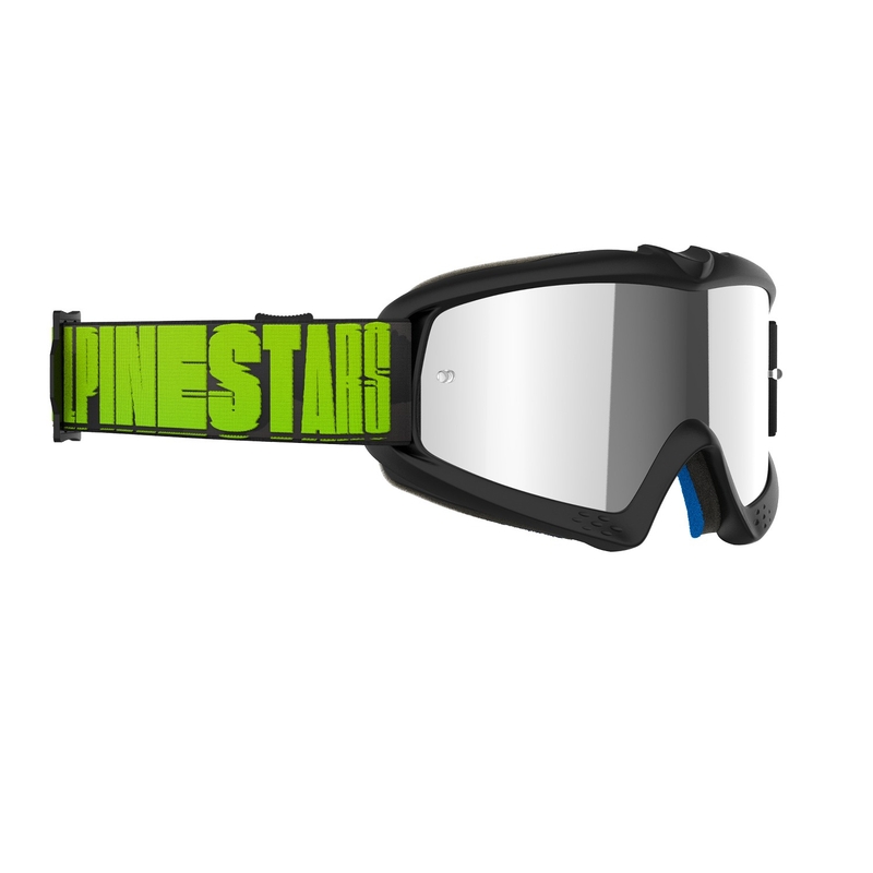 Otroška motokros očala Alpinestars Vision Youth Hollow Black-Anthracite-Fluo Yellow with Mirror Silver Lens