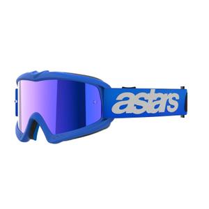 Alpinestars Vision Youth Blaze otroška motokros očala modra z zrcalnim modrim steklom
