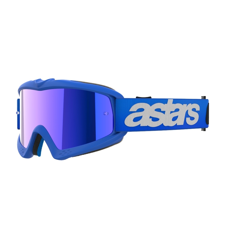 Alpinestars Vision Youth Blaze otroška motokros očala modra z zrcalnim modrim steklom