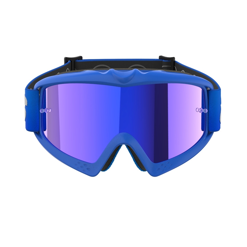 Alpinestars Vision Youth Blaze otroška motokros očala modra z zrcalnim modrim steklom